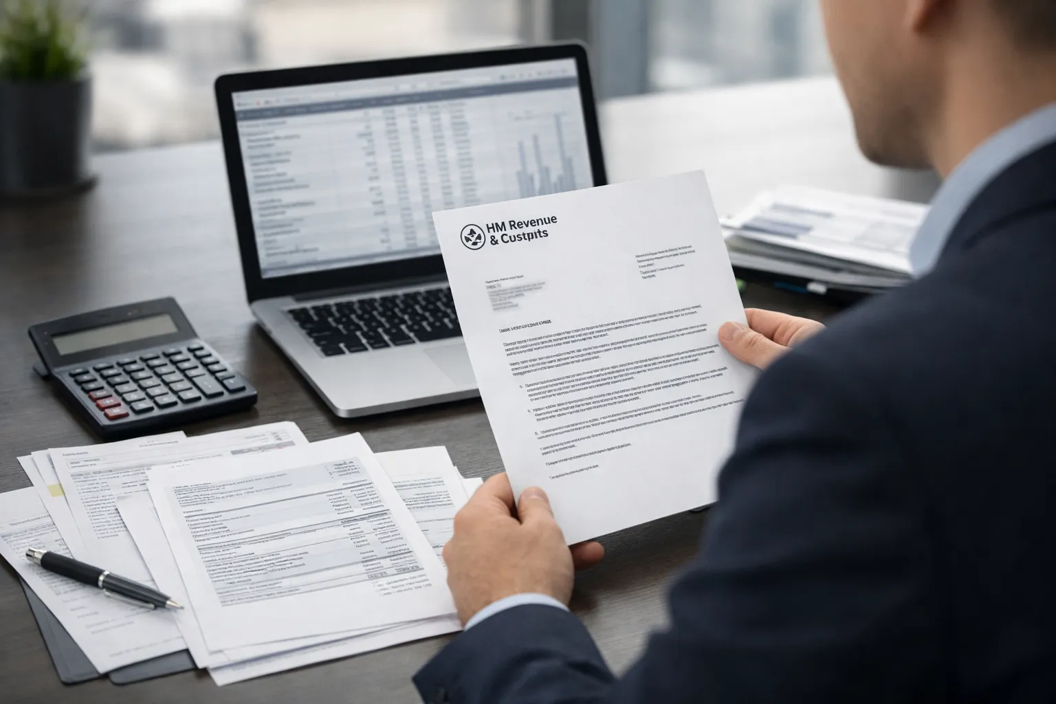 HMRC tax investigation letter, expert accountant defence for Canary Wharf businesses and individuals